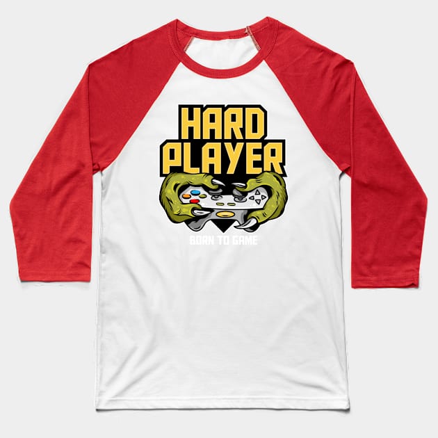 Hard game player Baseball T-Shirt by G4M3RS